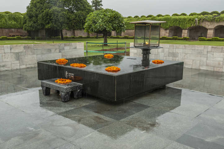 14 - India - Nueva Delhi - mausoleo de Gandhi